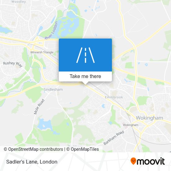Sadler's Lane map