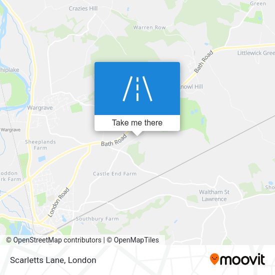 Scarletts Lane map