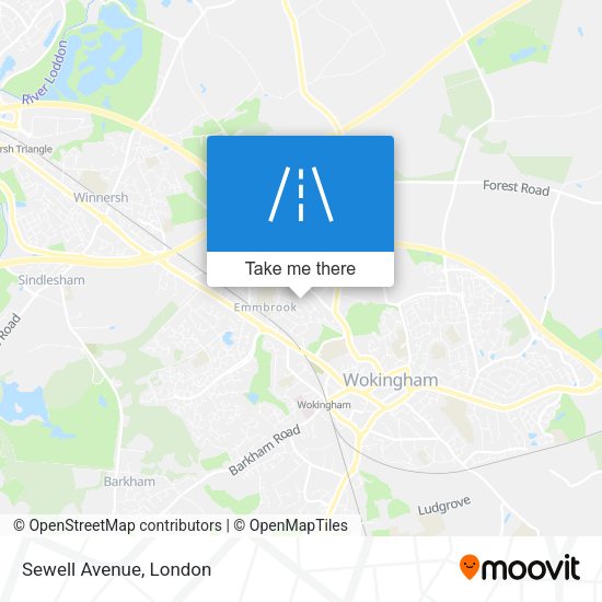 Sewell Avenue map
