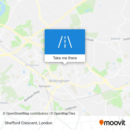 Shefford Crescent map