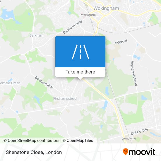 Shenstone Close map