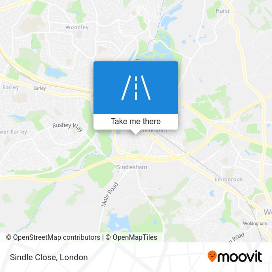 Sindle Close map