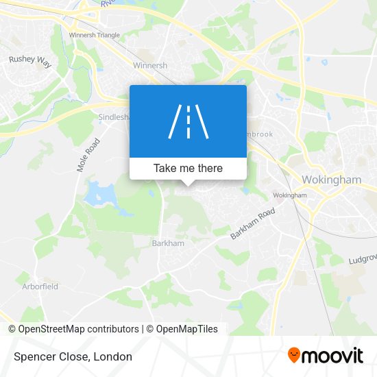 Spencer Close map