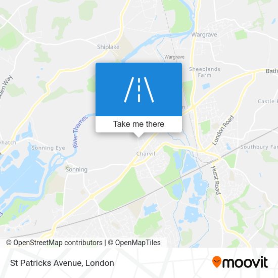 St Patricks Avenue map
