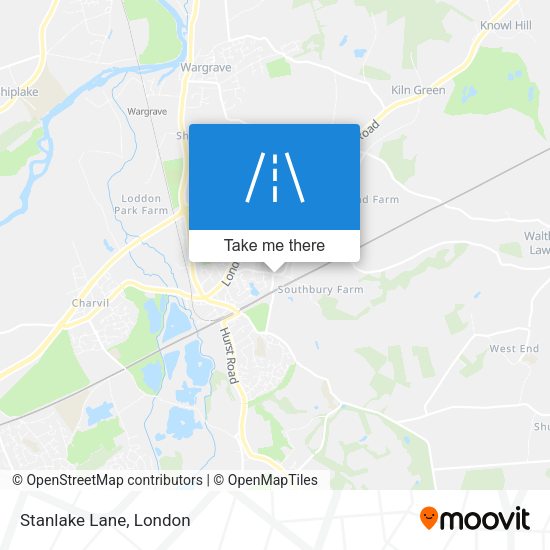 Stanlake Lane map