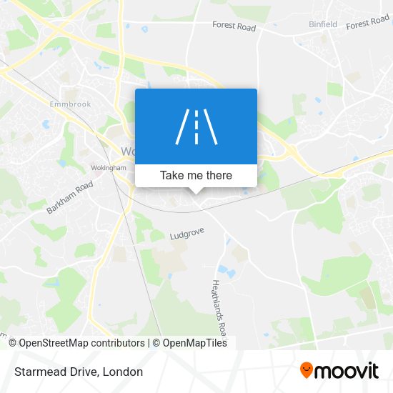 Starmead Drive map