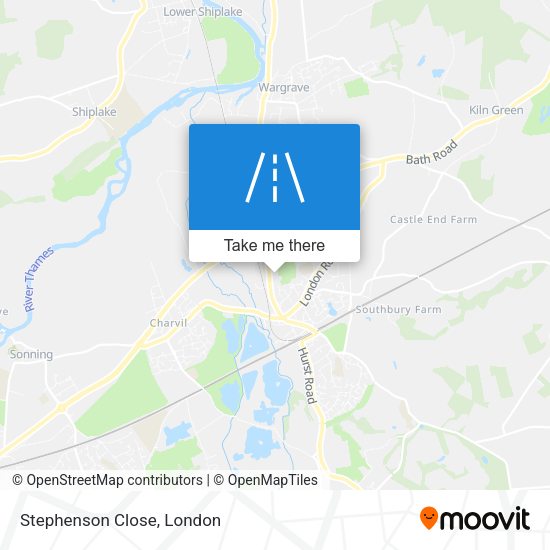 Stephenson Close map