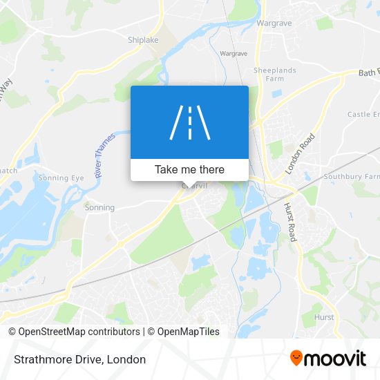 Strathmore Drive map