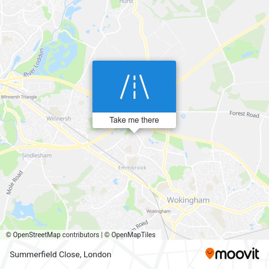 Summerfield Close map