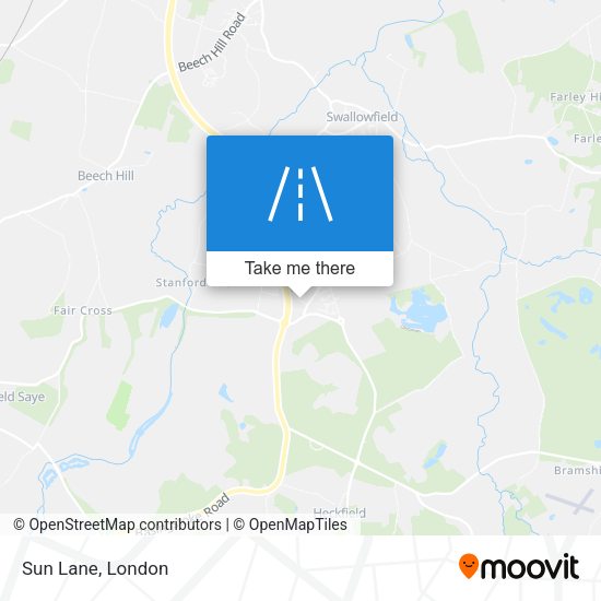 Sun Lane map