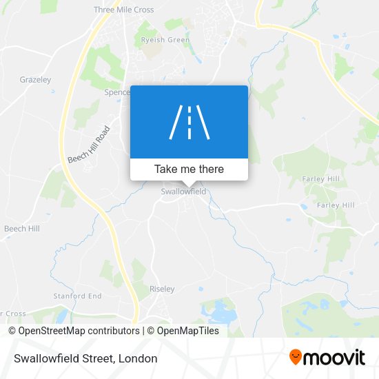 Swallowfield Street map