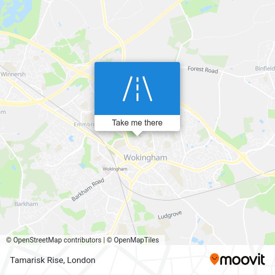 Tamarisk Rise map