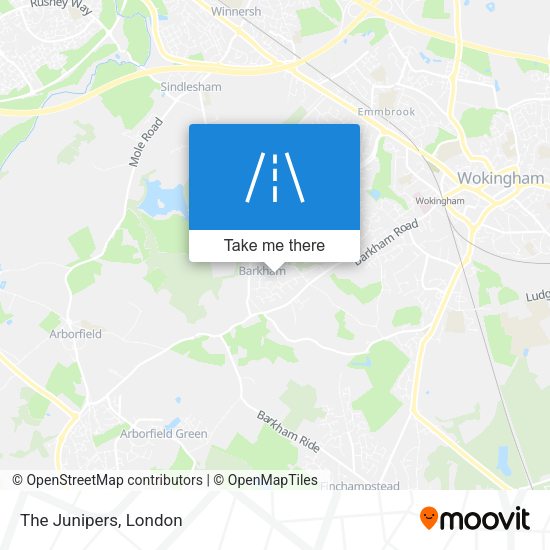 The Junipers map