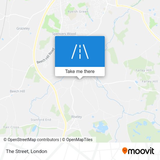 The Street map