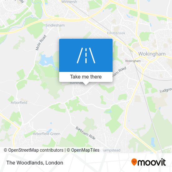 The Woodlands map
