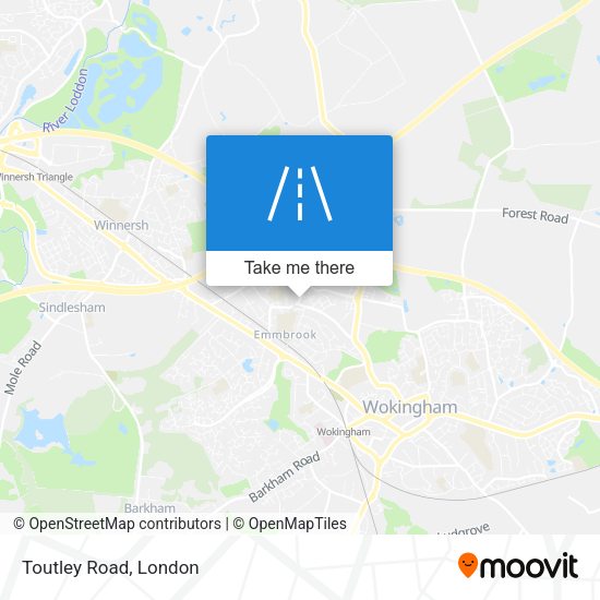 Toutley Road map