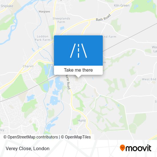 Verey Close map