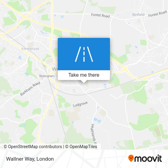 Wallner Way map