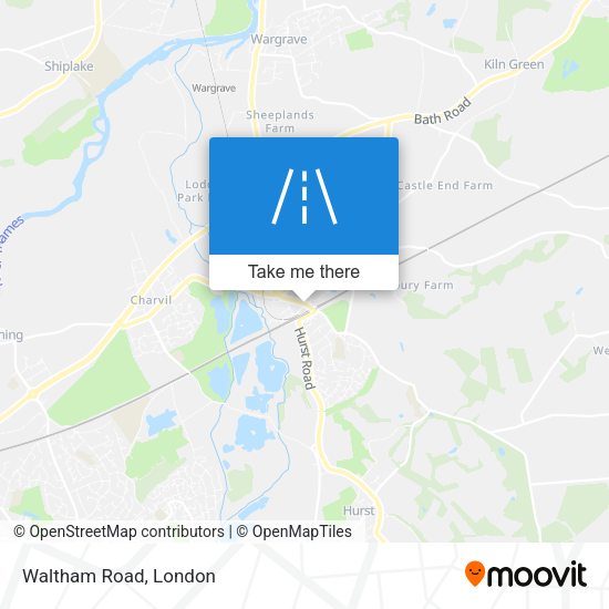 Waltham Road map
