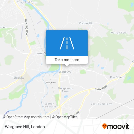 Wargrave Hill map