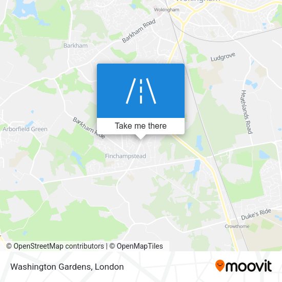Washington Gardens map