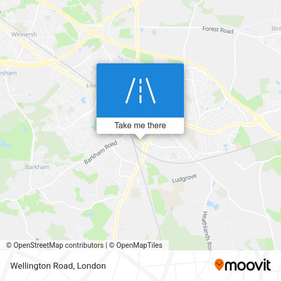 Wellington Road map