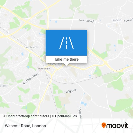 Wescott Road map