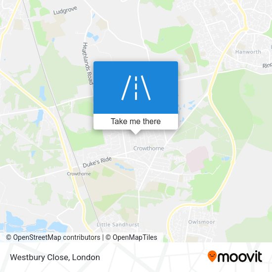 Westbury Close map