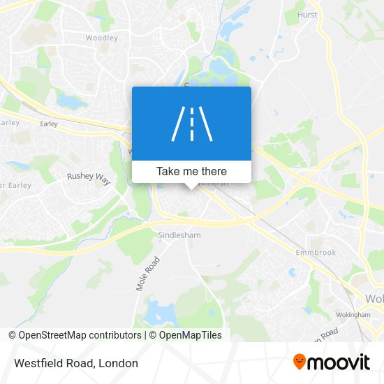 Westfield Road map