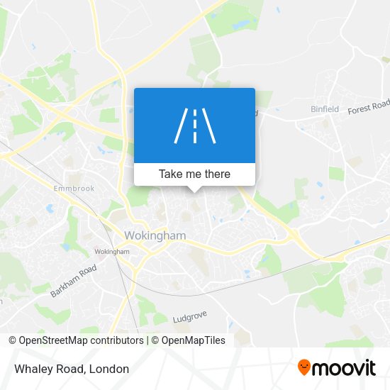 Whaley Road map