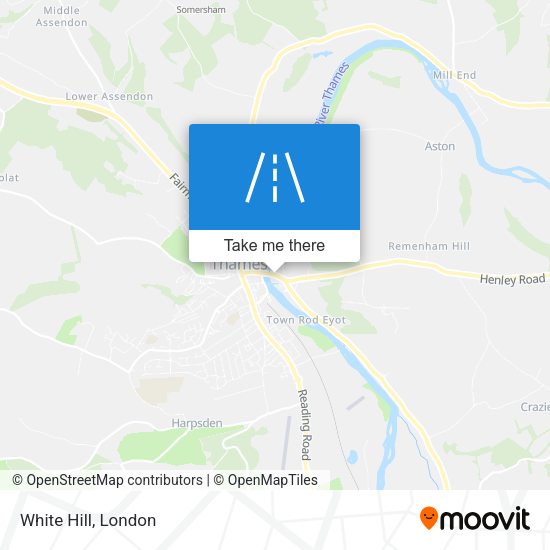 White Hill map