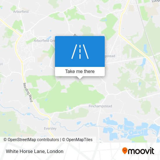 White Horse Lane map