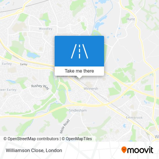 Williamson Close map