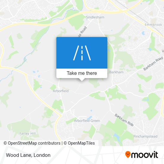 Wood Lane map