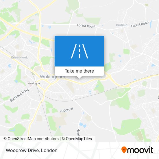 Woodrow Drive map