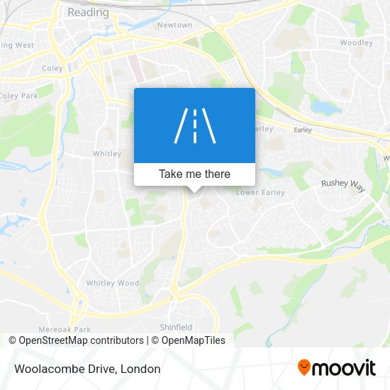 Woolacombe Drive map