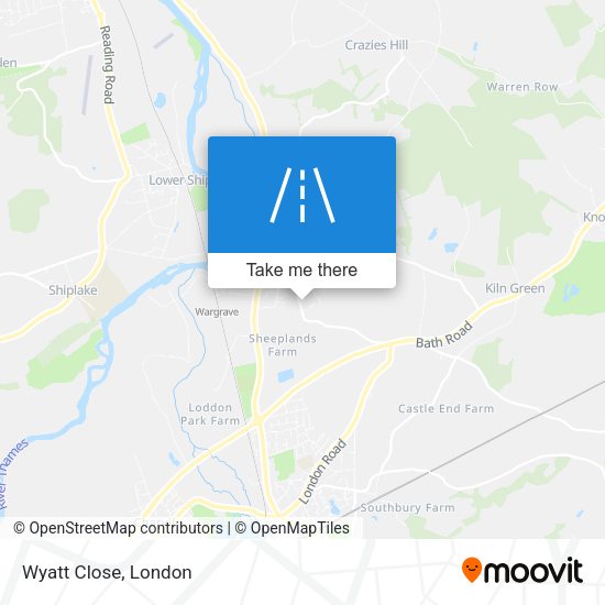 Wyatt Close map