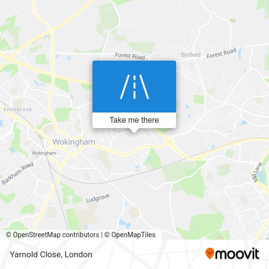 Yarnold Close map