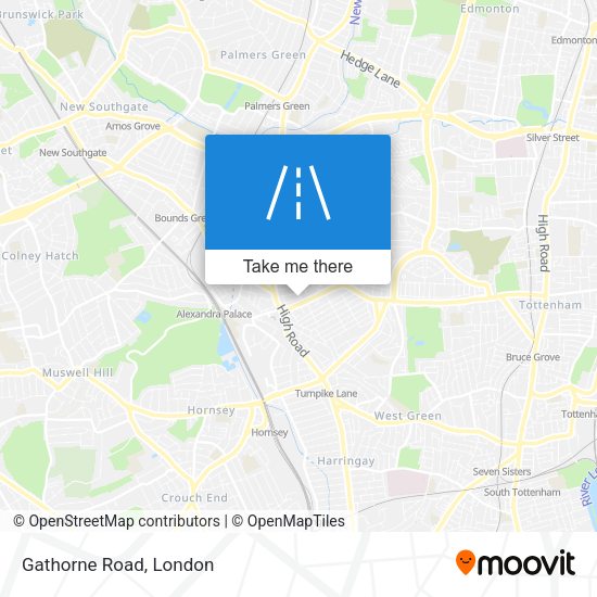 Gathorne Road map