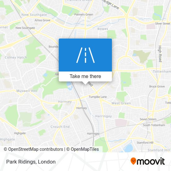 Park Ridings map