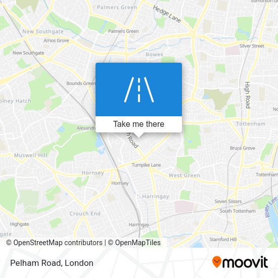 Pelham Road map