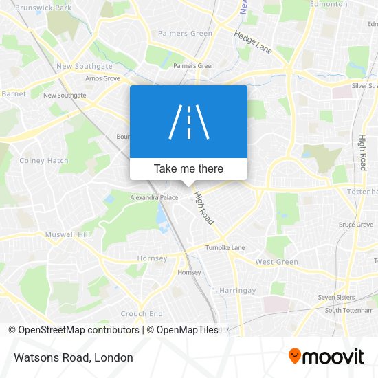 Watsons Road map
