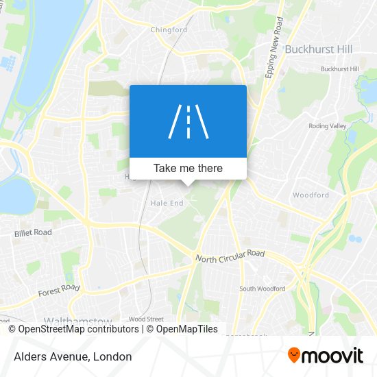 Alders Avenue map