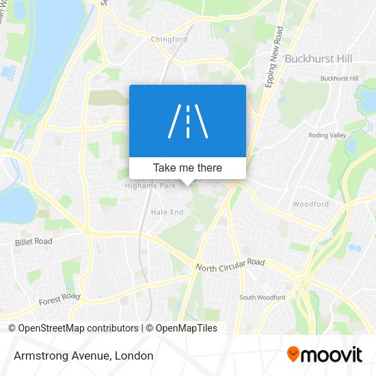 Armstrong Avenue map