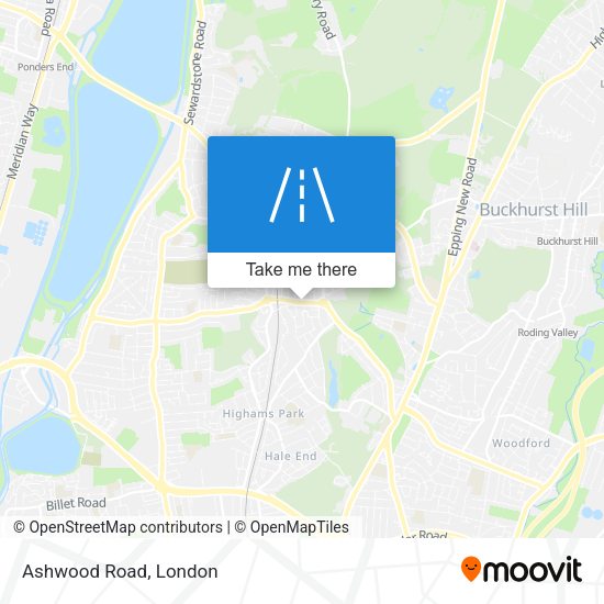 Ashwood Road map