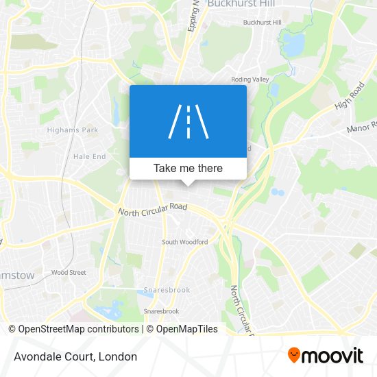 Avondale Court map