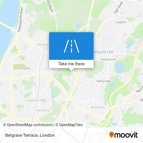 Belgrave Terrace map