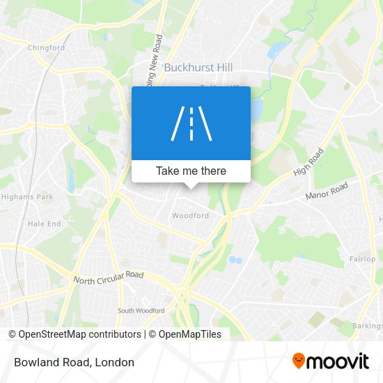 Bowland Road map