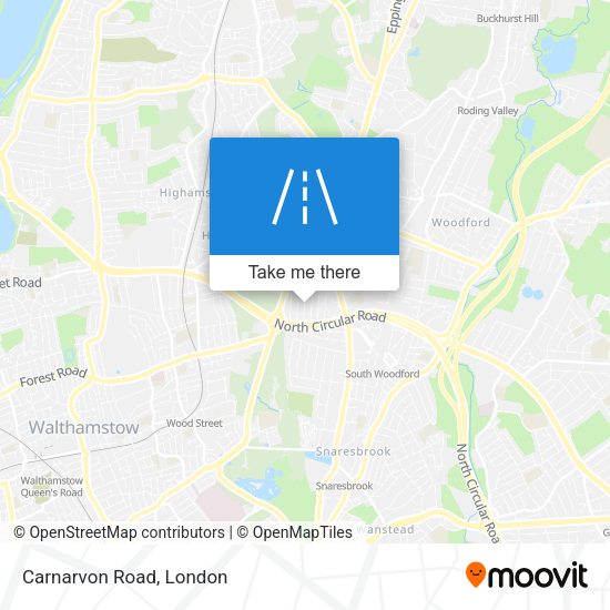 Carnarvon Road map