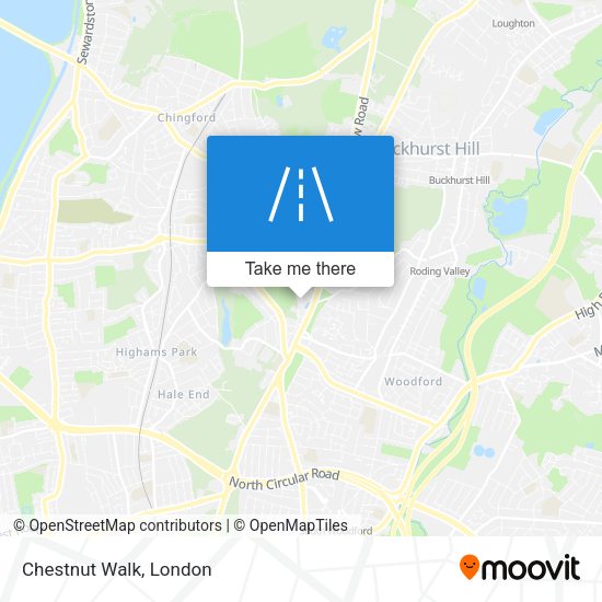 Chestnut Walk map